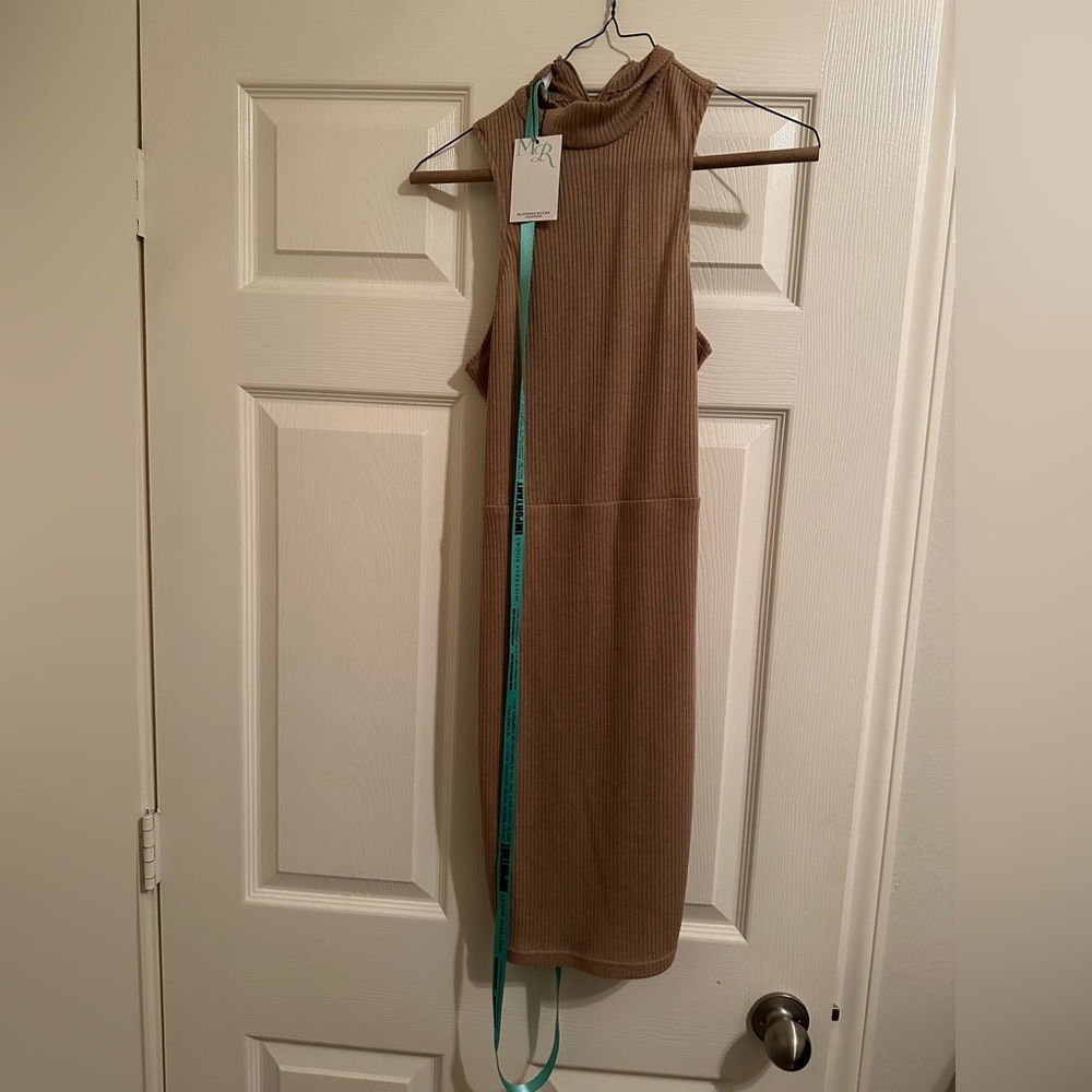 Mistress Rocks Tan mini dress
